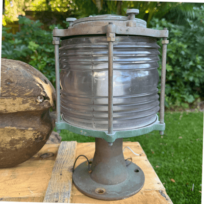 Large Nautical Masthead Piling Light - As Is - 2 available - Our Boat House