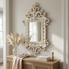 Leanna Shell Mirror - Our Boat House