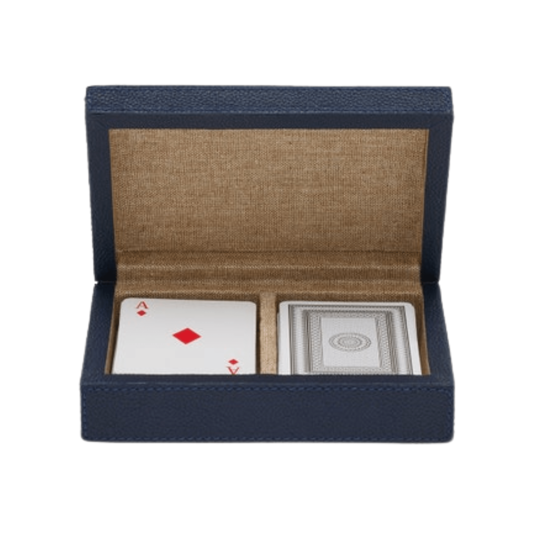 Lecco Dark Navy Card Box - Our Boat House