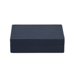 Lecco Dark Navy Card Box - Our Boat House