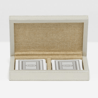 Lecco Light Gray Card Box - Our Boat House