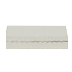 Lecco Light Gray Card Box - Our Boat House
