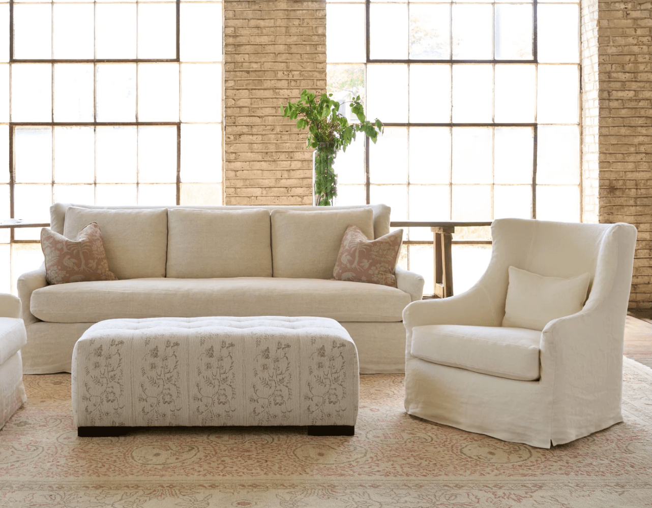 Leeward Isle Slipcovered Chair - Our Boat House