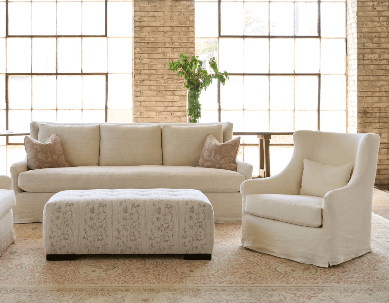 Leeward Isle Slipcovered Chair - coastal inspired home furnishing lifestyle