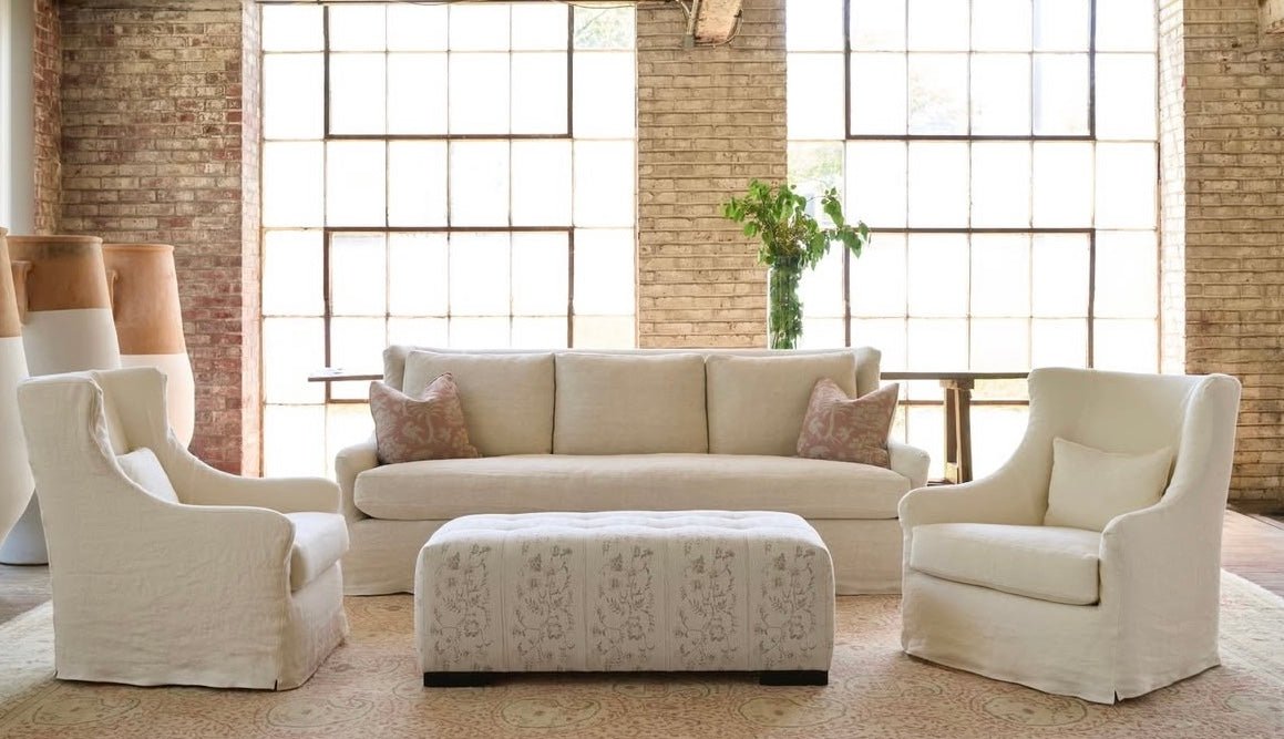 Leeward Isle Slipcovered Sofa - Our Boat House