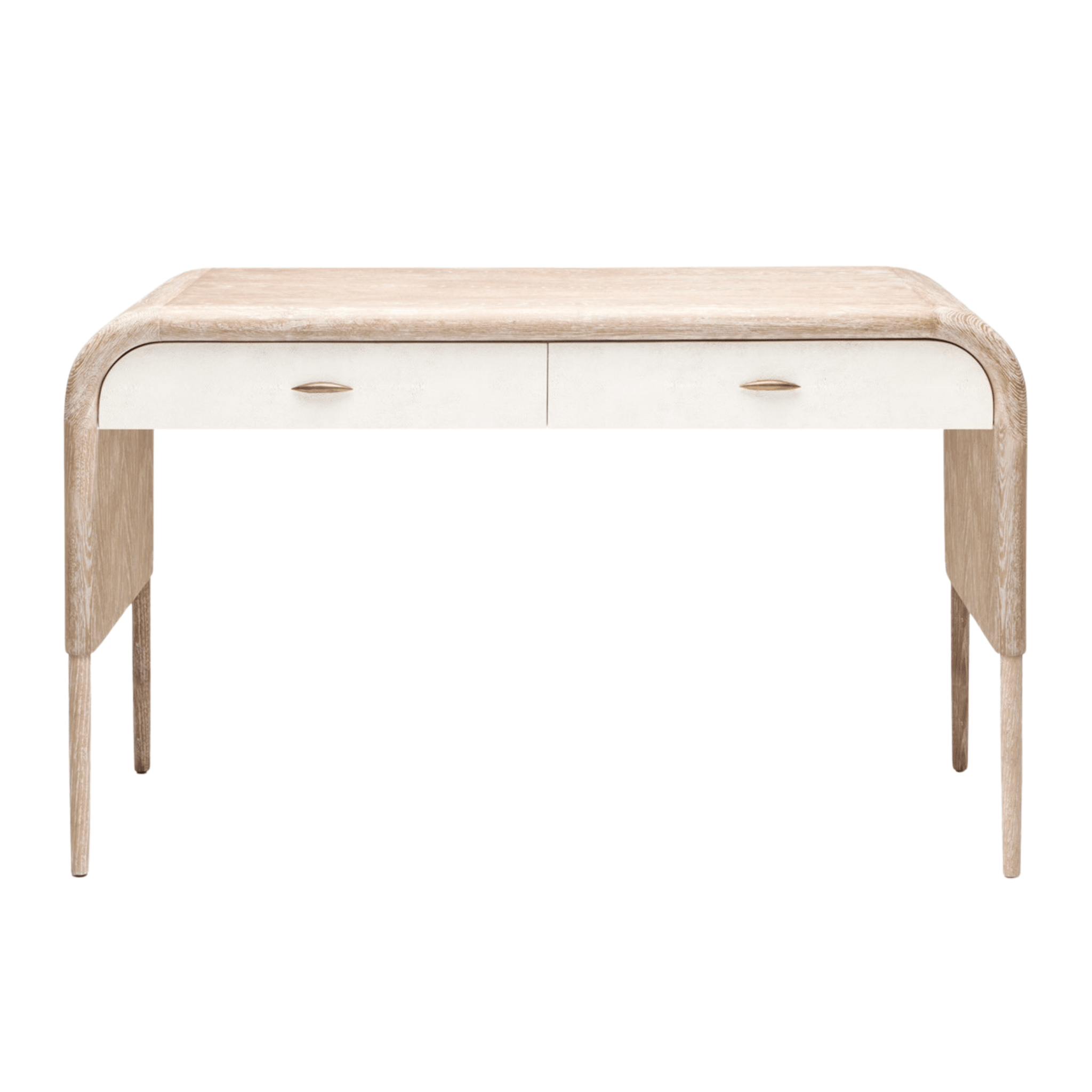 Leighton Whitewash Shagreen Desk - Two Sizes - Our Boat House