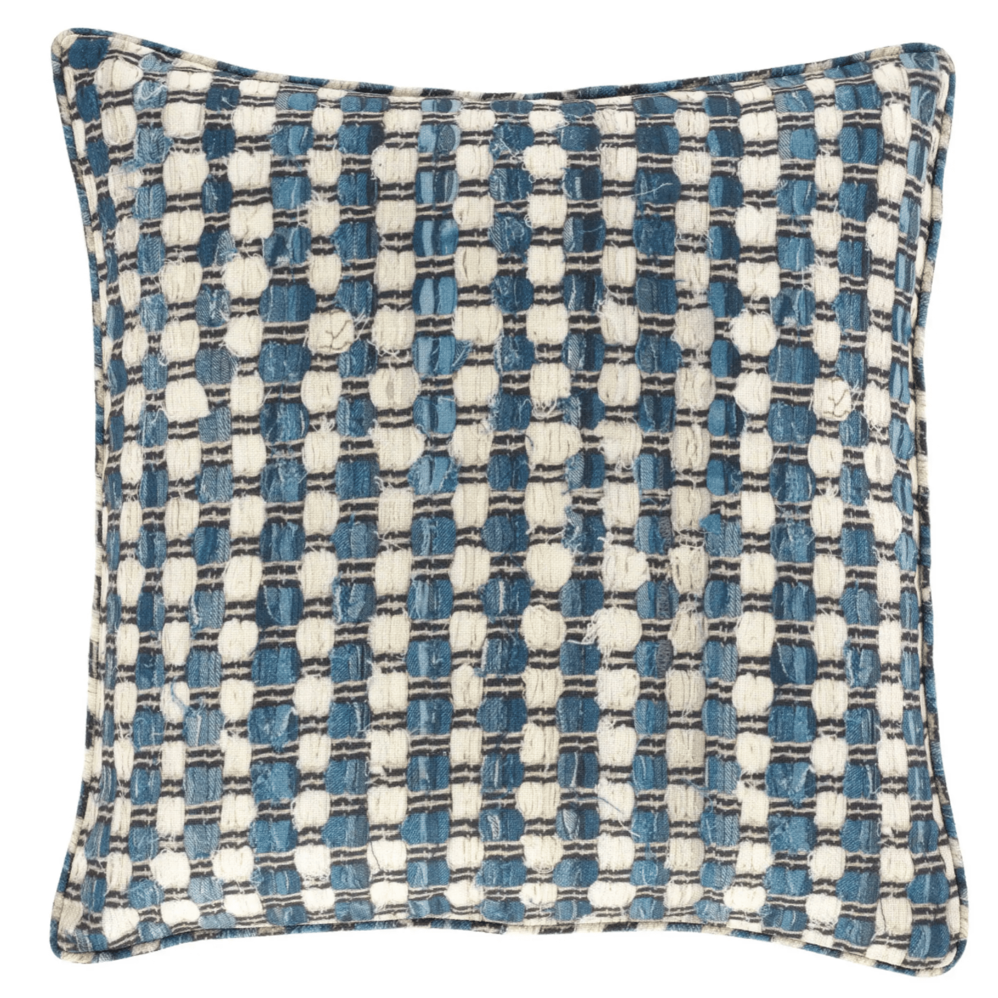 Lennon Indoor/Outdoor Decorative Pillow Cover - Indigo - Our Boat House