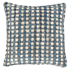 Lennon Indoor/Outdoor Decorative Pillow Cover - Indigo - Our Boat House