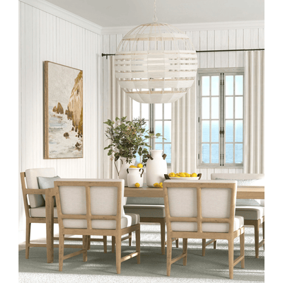 Lido White Orb Chandelier - Our Boat House