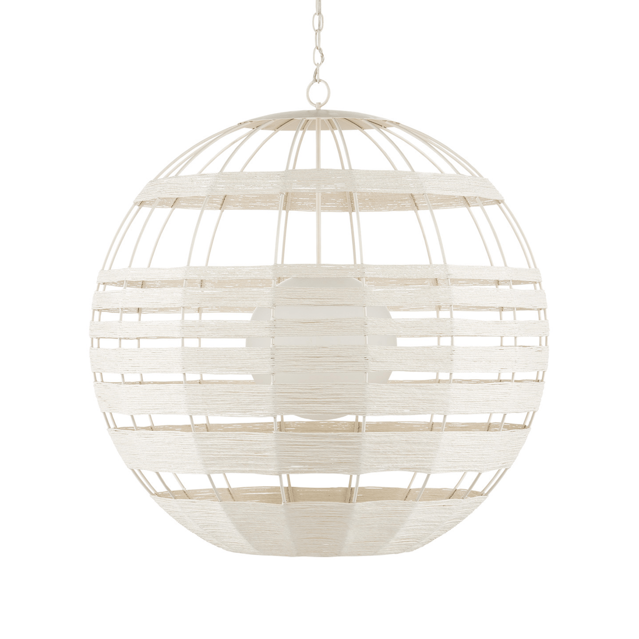 Lido White Orb Chandelier - Our Boat House