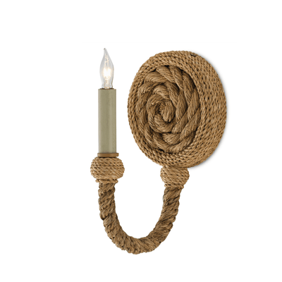 Littlehampton Natural Rope Wall Sconce - Our Boat House