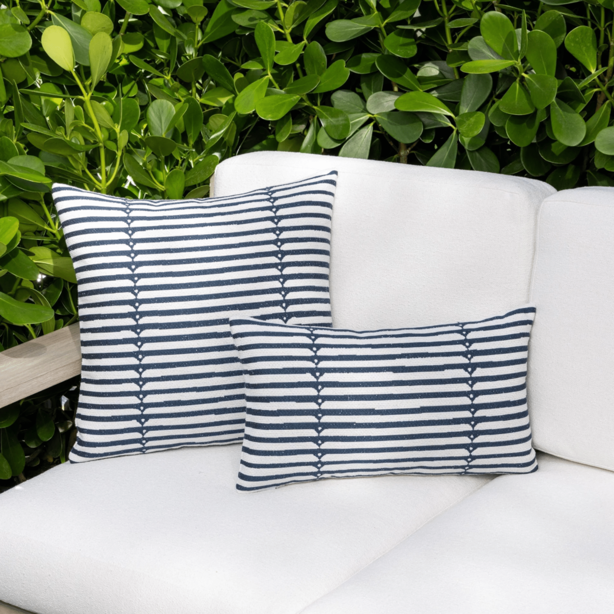 Livia Indoor/Outdoor Pillow - coastal inspired home furnishing lifestyle