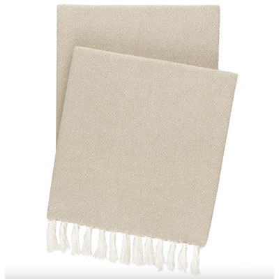 Logan Cotton Throw - Sand - Our Boat House