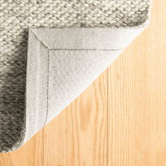 Loggia Handwoven Wool Rug - Natural - Our Boat House