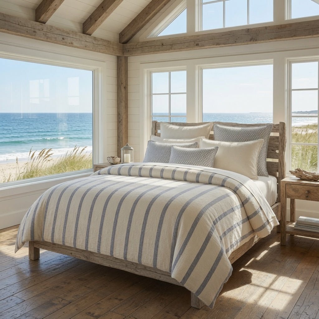 Lowen Stripe Blanket - Dusk - Our Boat House