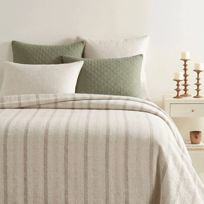 Lowen Stripe Blanket - Natural - Our Boat House