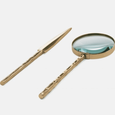 Lublin Magnifying Glass & Letter Opener Set - Our Boat House