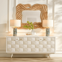 Lucien Bamboo Rectangular Mirror - coastal inspired home furnishing lifestyle