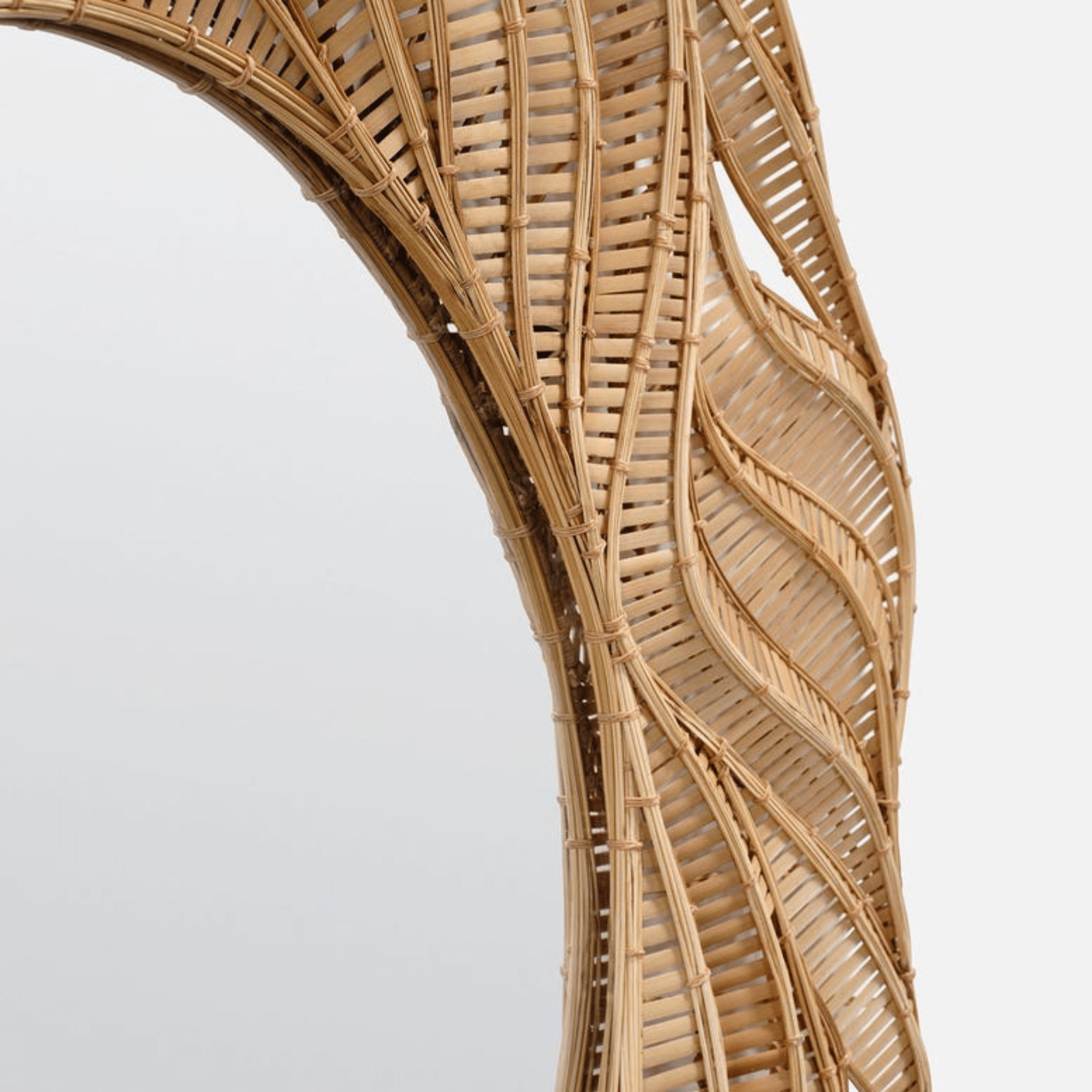 Lucien Bamboo Round Mirror - Our Boat House