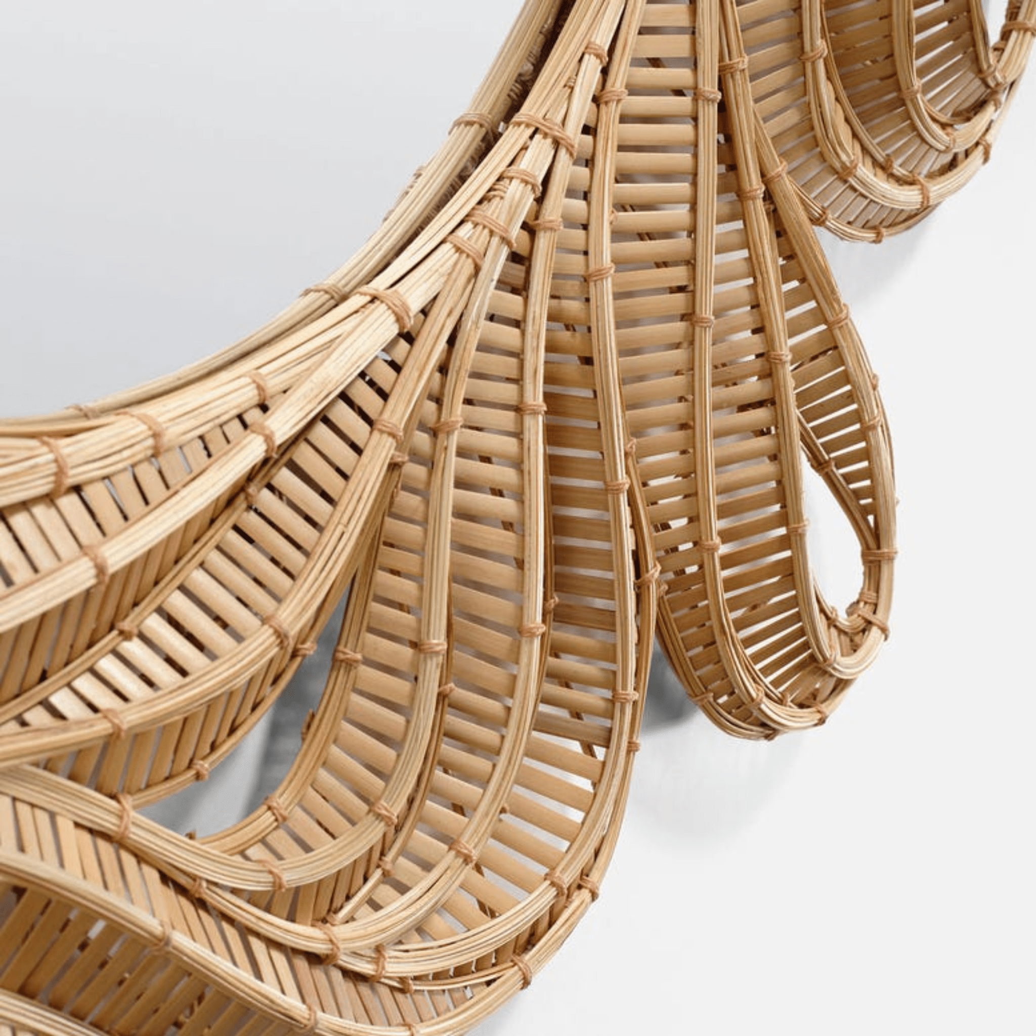 Lucien Bamboo Round Mirror - Our Boat House