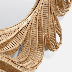 Lucien Bamboo Round Mirror - Our Boat House