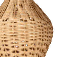 Lucy Rattan Table Lamp - Our Boat House