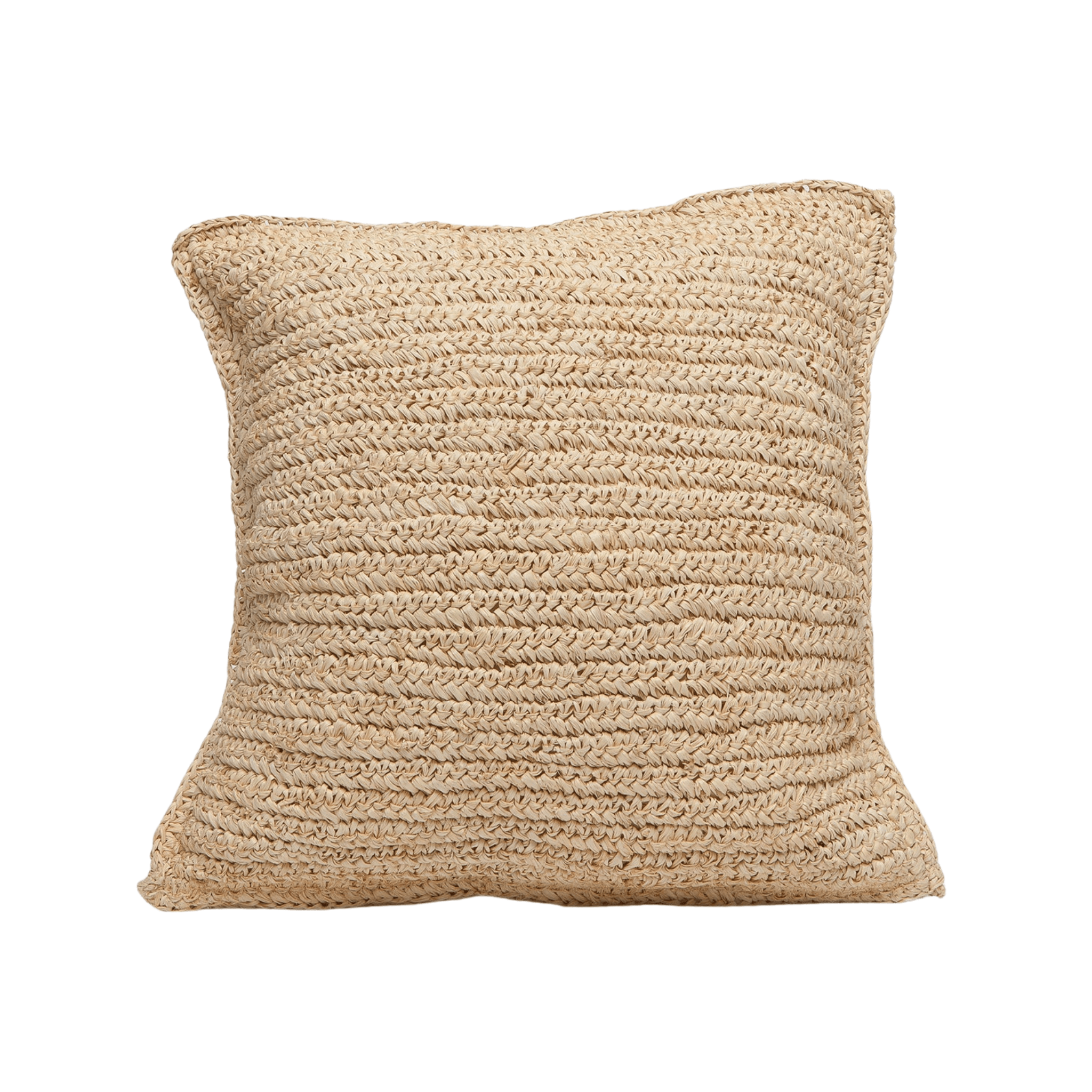 Lulu Raffia Pillows - Set of Two - Our Boat House