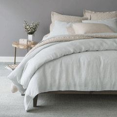 Lush Linen Duvet Cover - Sky - Our Boat House