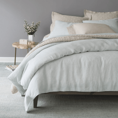 Lush Linen Duvet Cover - Sky - Our Boat House