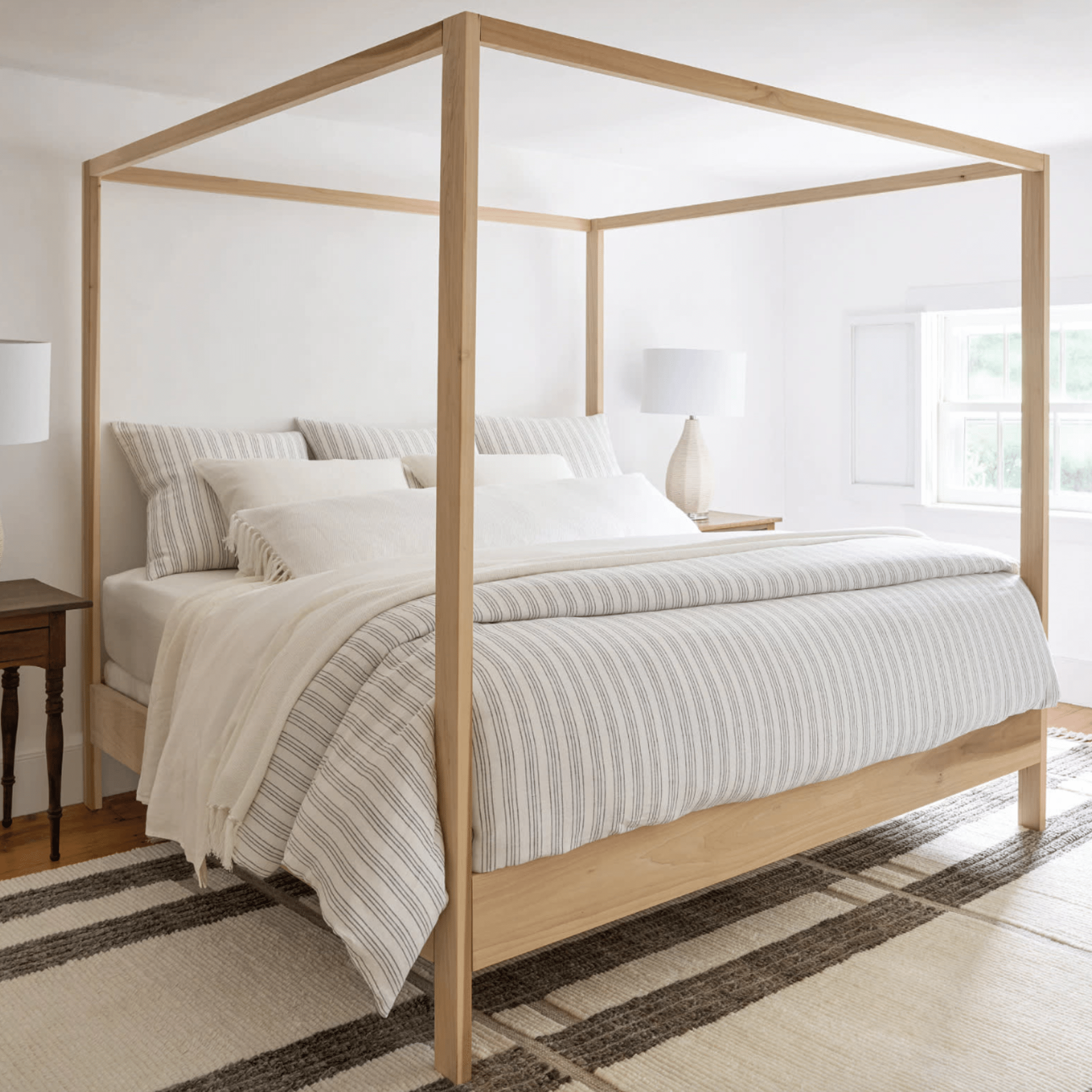 Lush Linen Sham - Ivory - Our Boat House