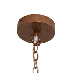 Madison Banana Bark Chandelier - Ivory - Our Boat House