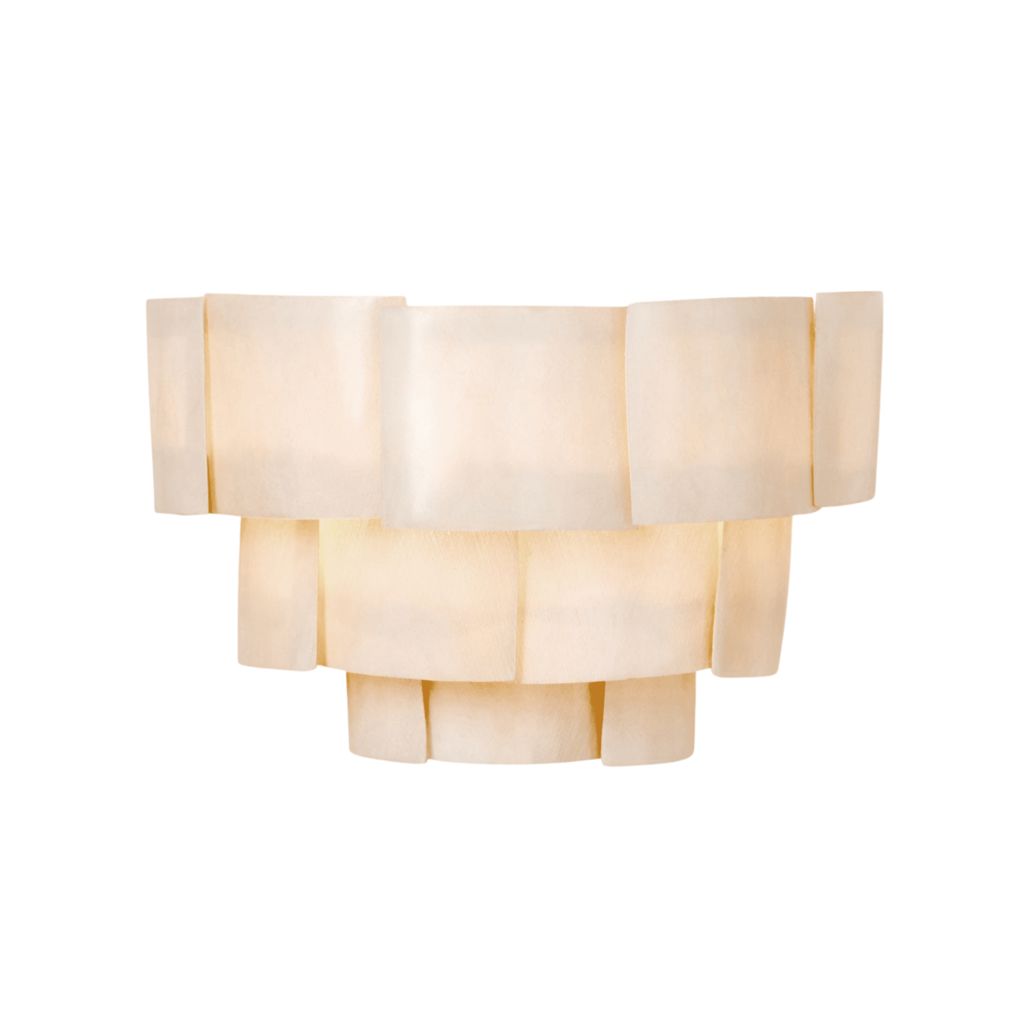 Madison Banana Bark Sconce - Two Finishes - Our Boat House
