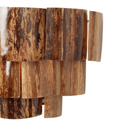 Madison Banana Bark Sconce - Two Finishes - Our Boat House