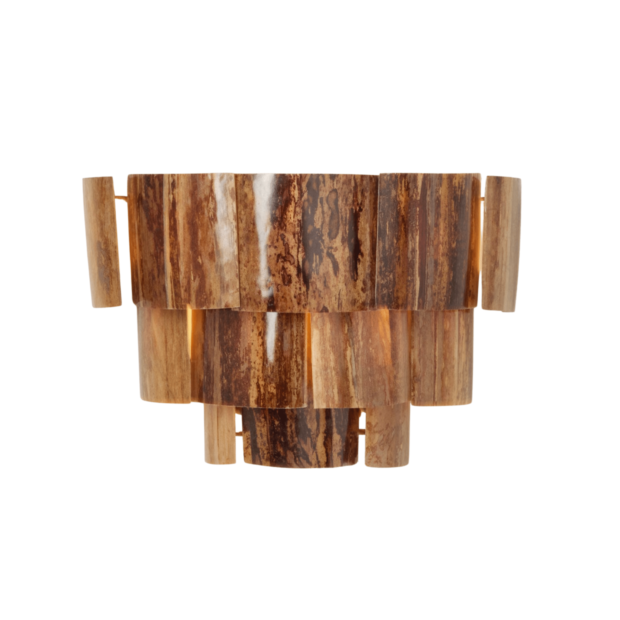 Madison Banana Bark Sconce - Two Finishes - Our Boat House