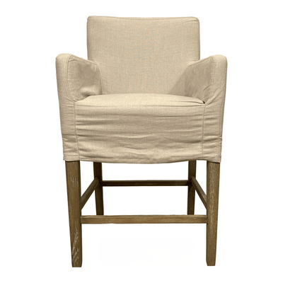 Magnolia Bay Slipcovered Counter Stool - Our Boat House