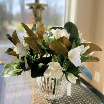 Magnolia & Gardenia Arrangement - Our Boat House