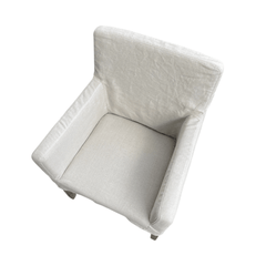 Magnolia Slipcovered Dining Arm Chair - Our Boat House