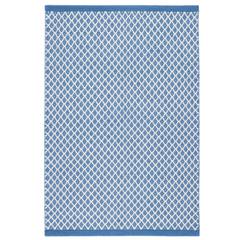 Mainsail Handwoven Indoor/Outdoor Rug - French Blue - Our Boat House