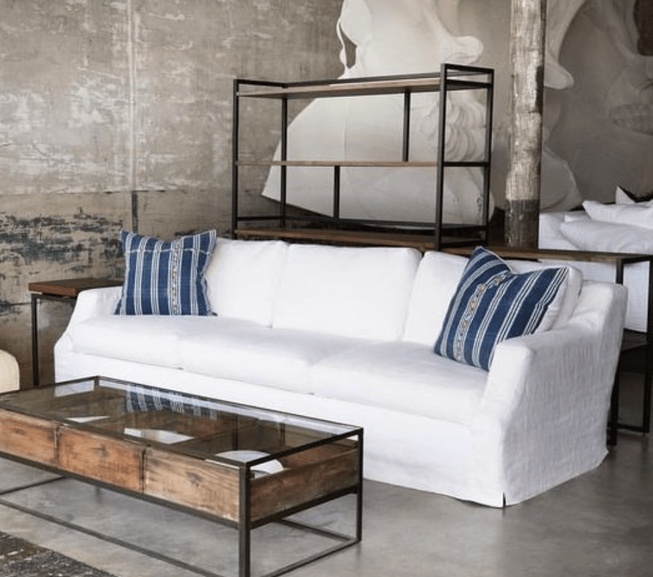 Majorca Deluxe 108in Slipcovered Sofa - coastal inspired home furnishing lifestyle