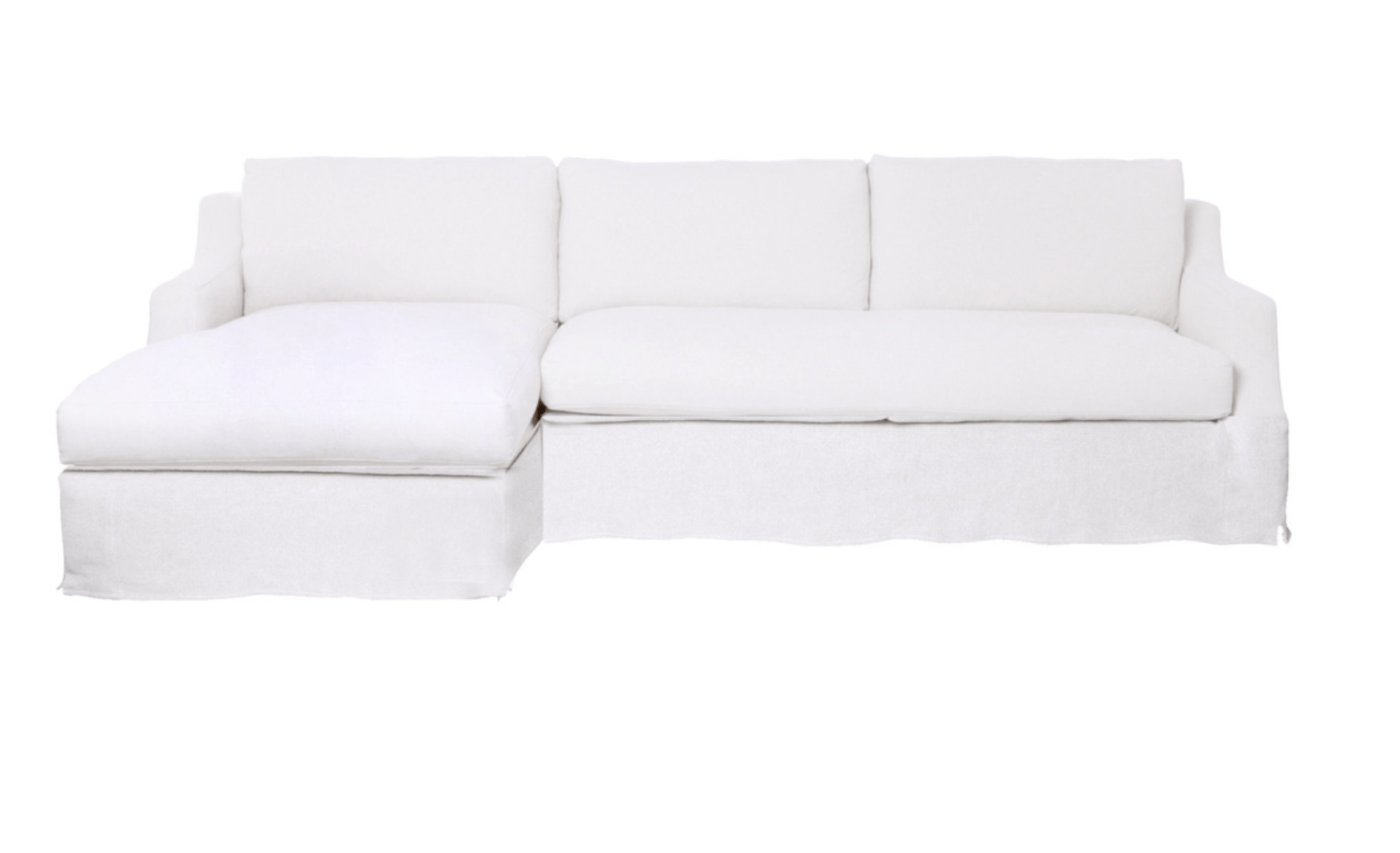 Majorca Deluxe 2 - Pc Slipcovered Sectional w/Lounge - Our Boat House