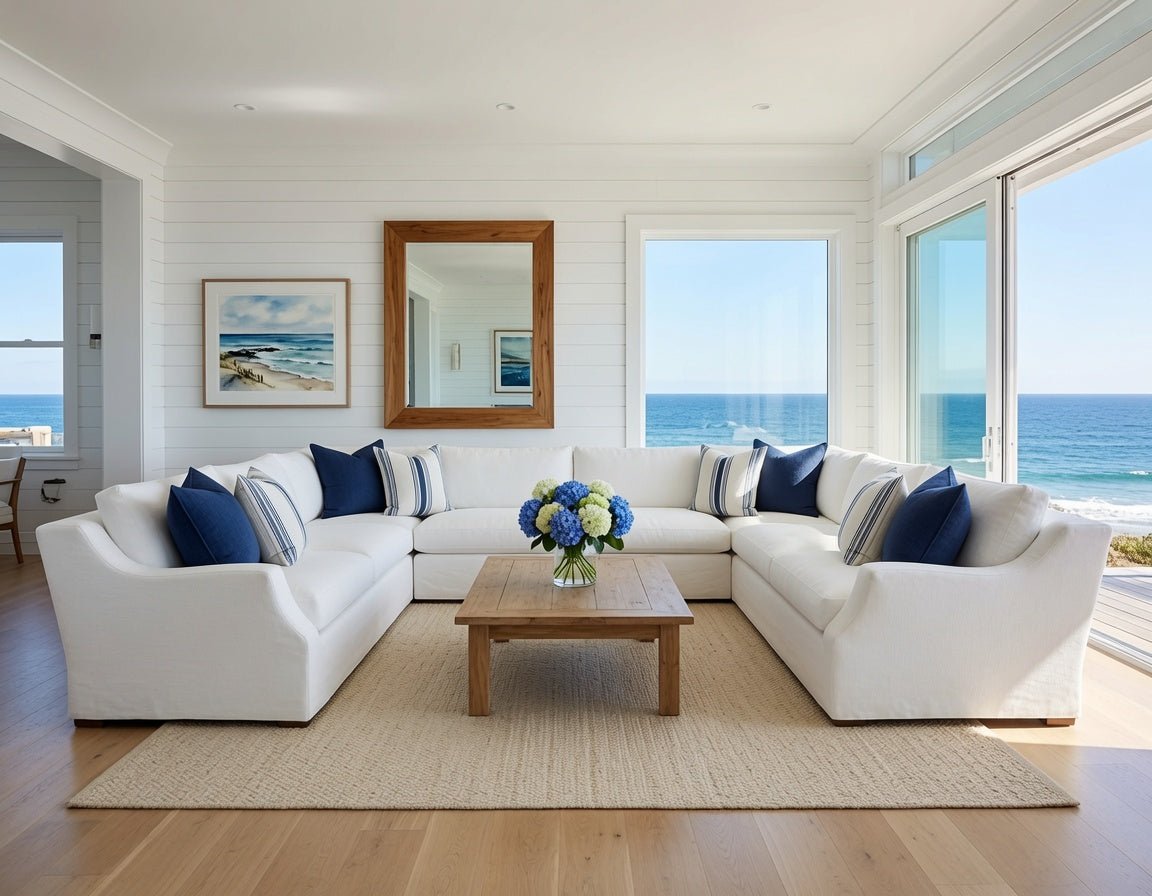 Majorca Deluxe 3-Pc Slipcovered Sectional - Our Boat House