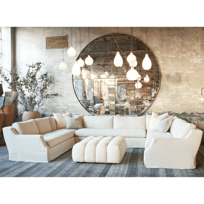Majorca Deluxe 3 - Pc Slipcovered Sectional - Our Boat House