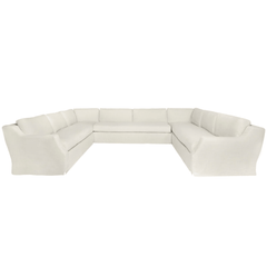 Majorca Deluxe 3 - Pc Slipcovered Sectional - Our Boat House