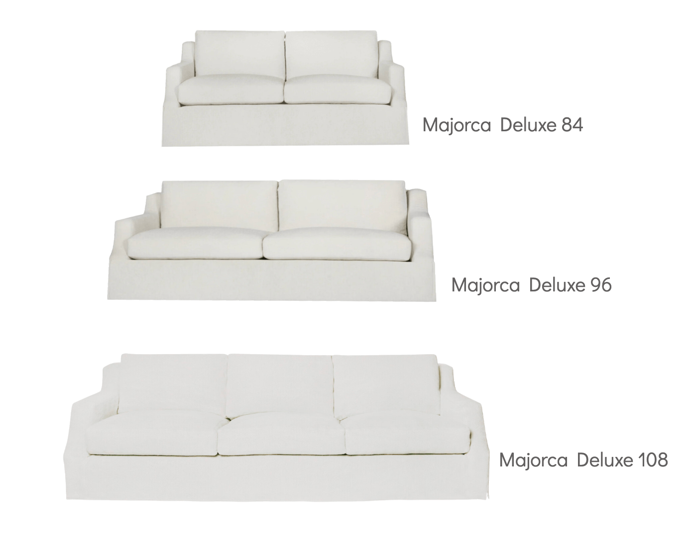 Majorca Deluxe Slipcovered Sofa - Our Boat House