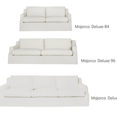 Majorca Deluxe Slipcovered Sofa - Our Boat House