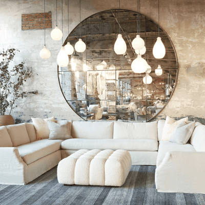 Majorca Deluxe Three - Piece U - Slipcovered 172in Sectional - Our Boat House