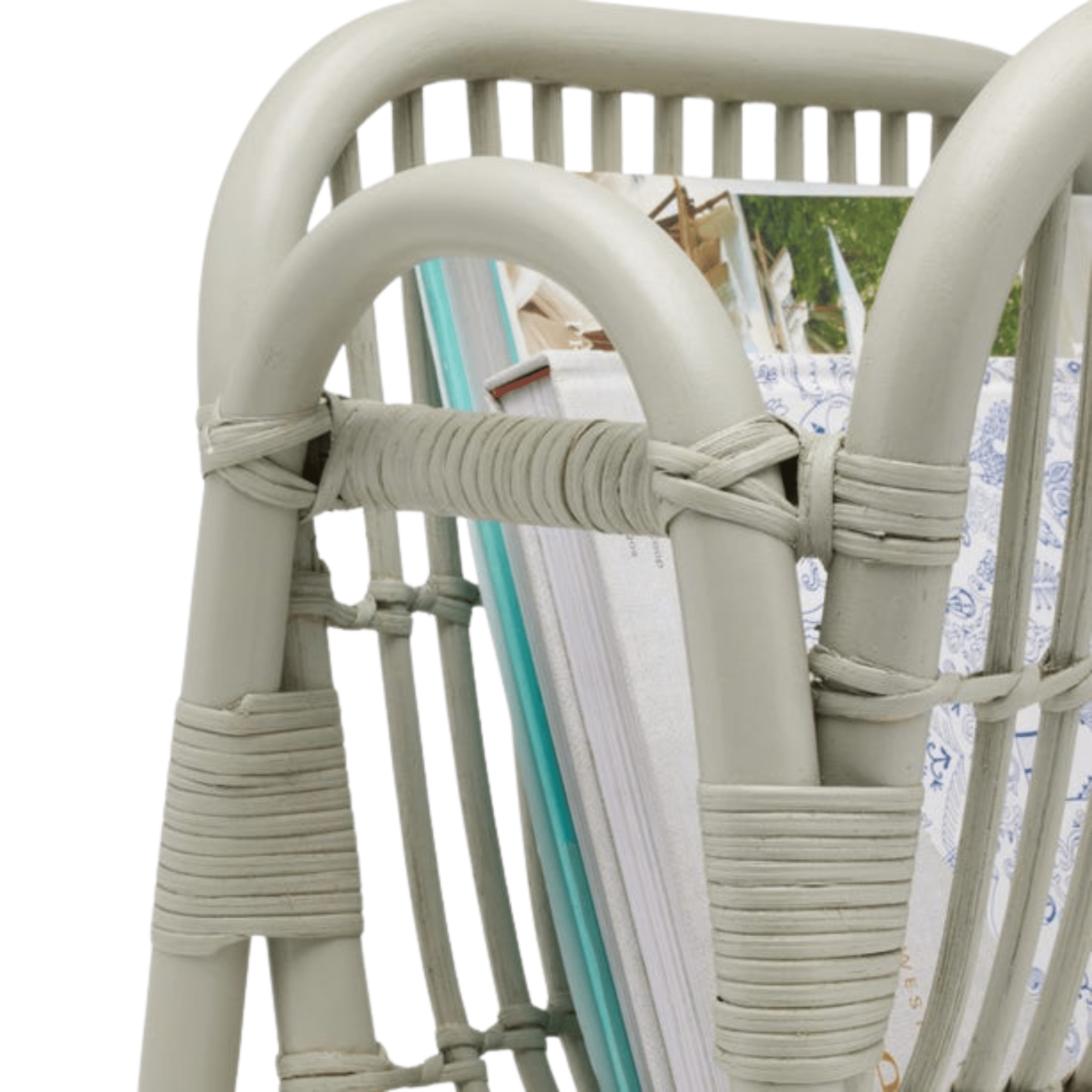 Makassar Magazine Holder - Five Color Options - Our Boat House