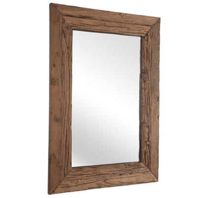 Maldives Rustic Pine Wood Mirror - Our Boat House