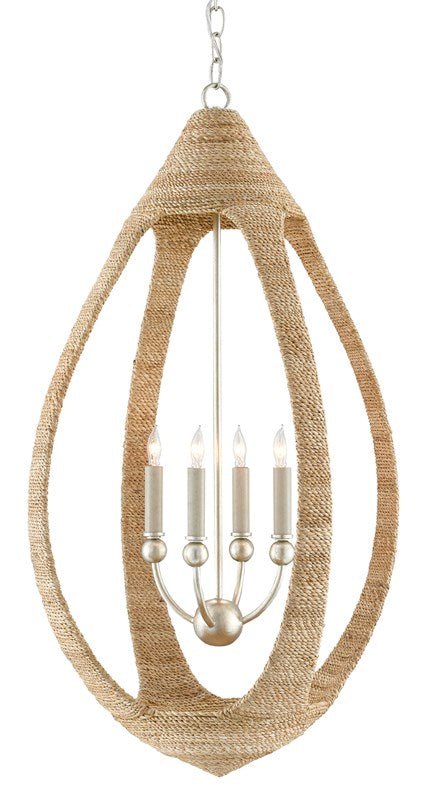 Malta Abaca Rope Chandelier - Our Boat House