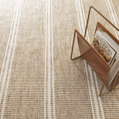 Malta Handwoven Wool Rug - Natural - Our Boat House